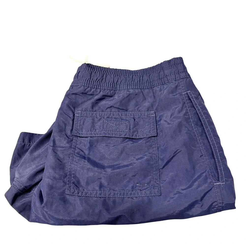 Polo Ralph‎ Lauren Swim Trunks Mens Large Navy Blue Mesh Liner Beachwear Vintage